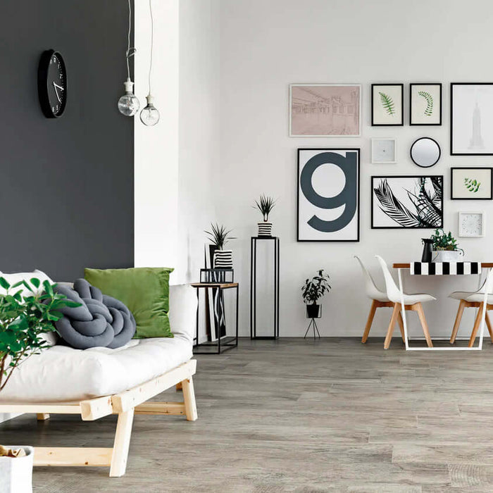 Retro wood club dark grey 20x120cm All tiles TILEJOB