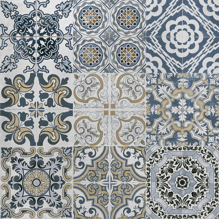 Pluto Mixed Decor Matt 60x60cm All tiles TILEJOB