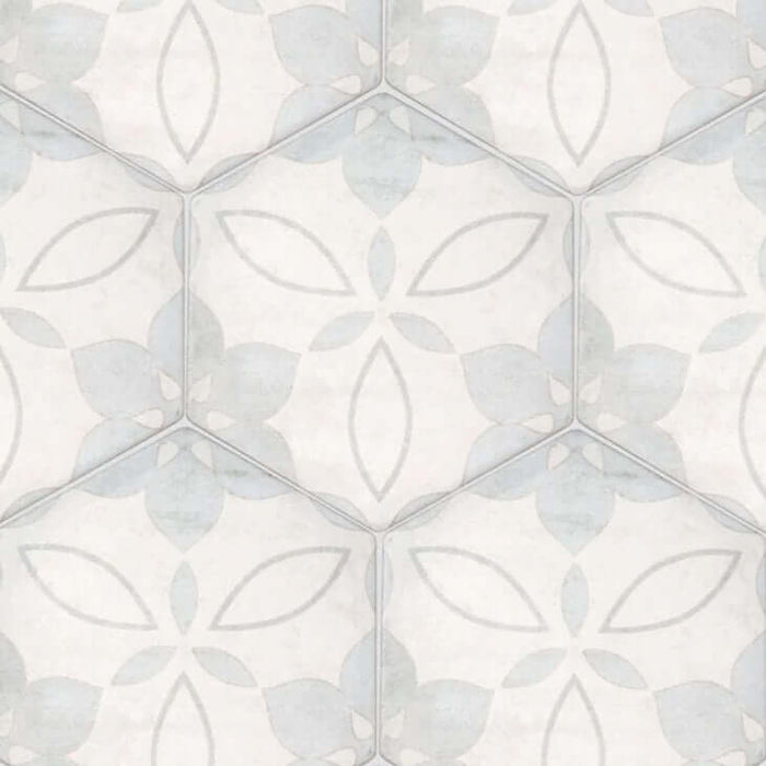 Florence Blue Hexagon porcelain 210x250x10mm TILEJOB