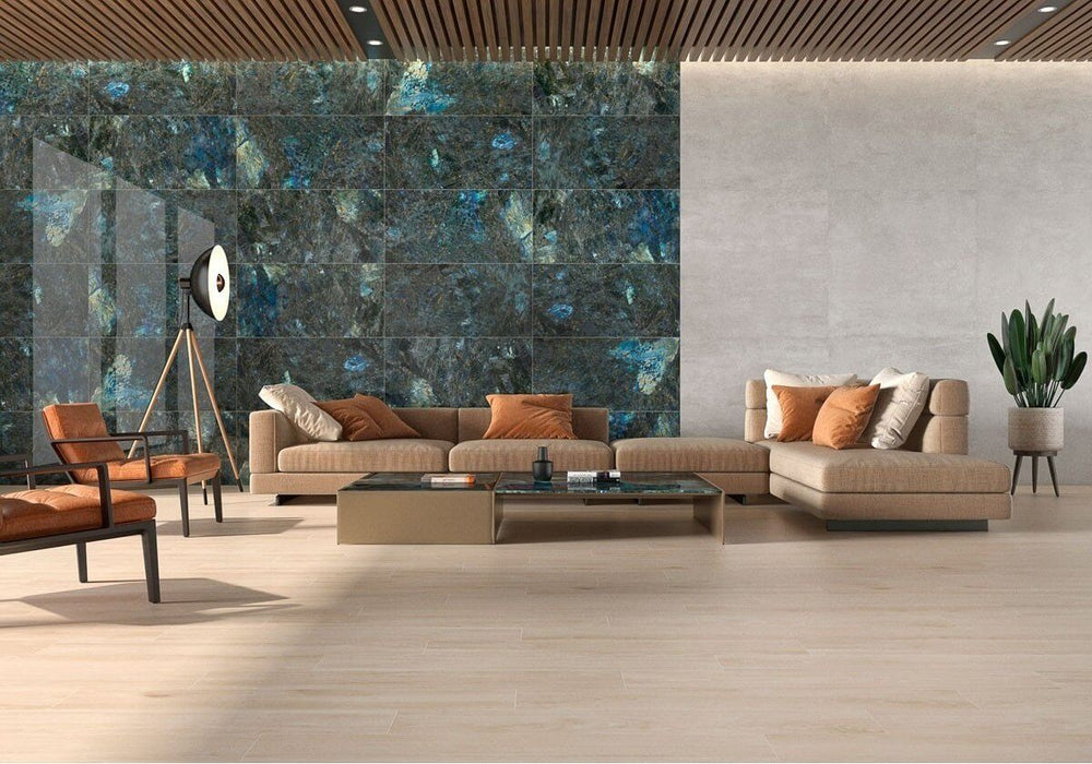 Labradorite Lemurian porcelain tiles cat sample TILEJOB.CO.UK