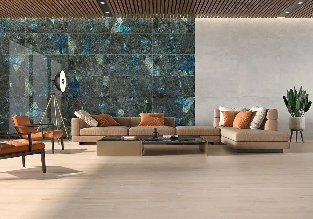 Labradorite Lemurian porcelain tiles cat sample TILEJOB.CO.UK