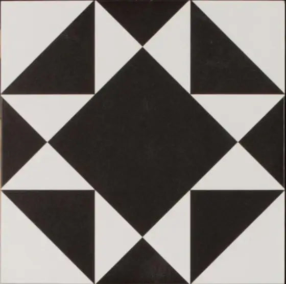Blanconero Georgian Geometric porcelain cut sample TILEJOB.CO.UK