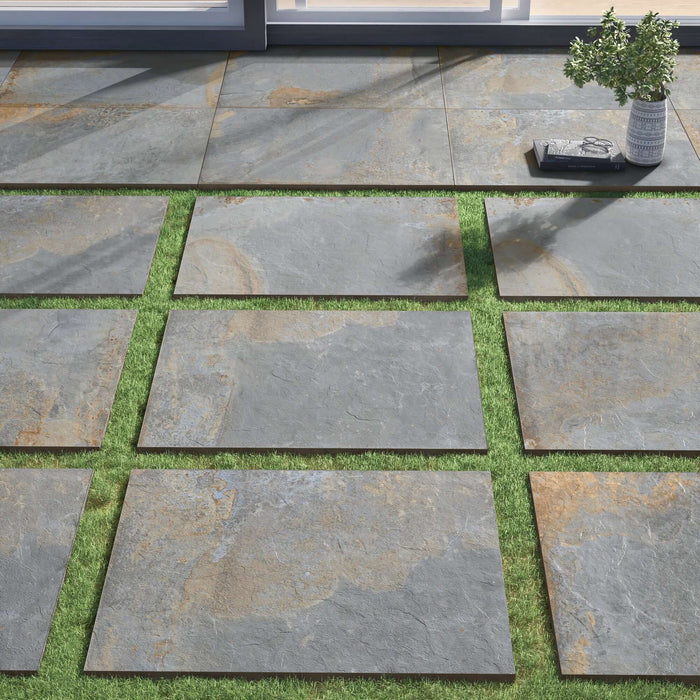 Ripon Stone Azul outdoor porcelain tiles 60x90x2cm All tiles TILEJOB