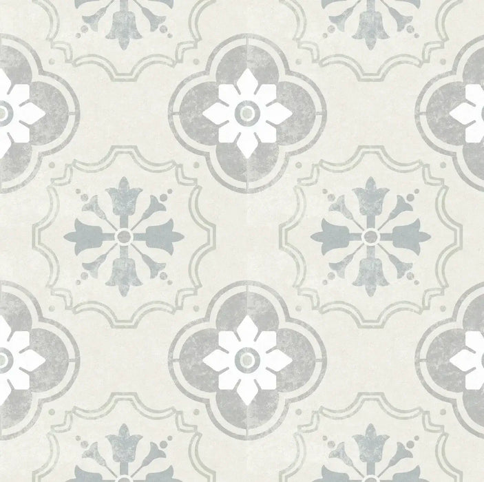 Mint grey matt porcelain cut sample TILEJOB.CO.UK