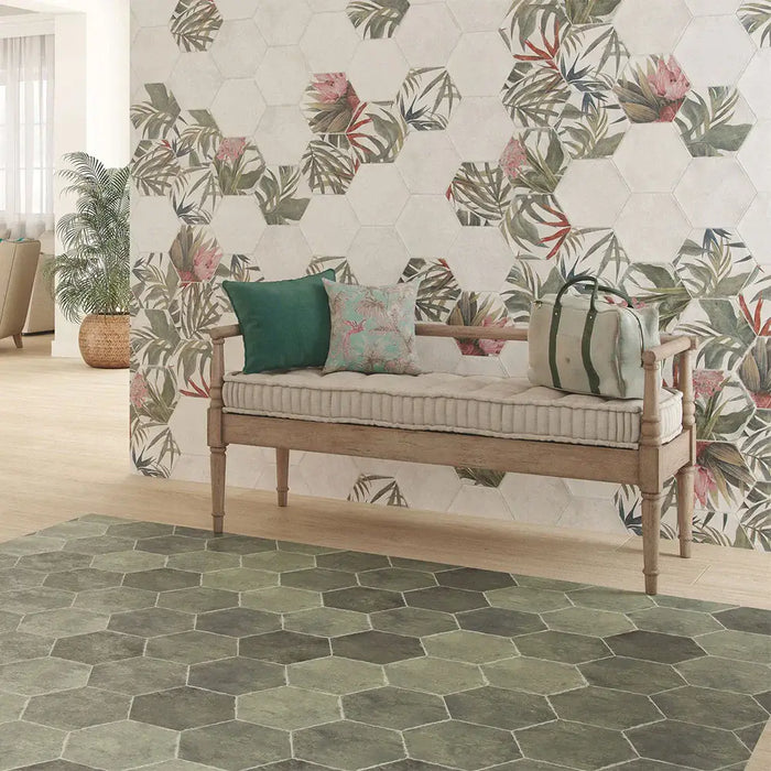 Foresta Blanco Hexagon 23x27cm All tiles TILEJOB