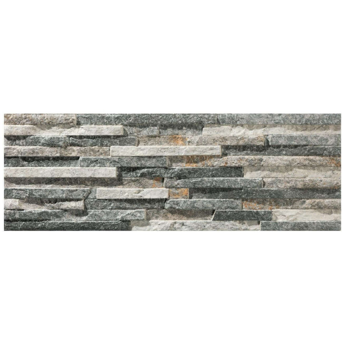 Natural Wall Decor Grey Porcelain 17x52cm All tiles TILEJOB
