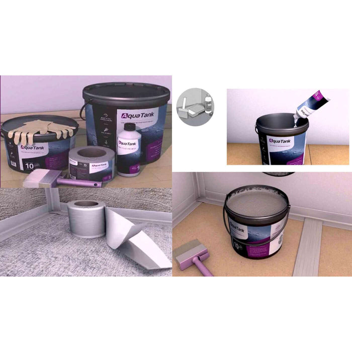 Aquatank Wet room Tanking kit Flooring TILEJOB