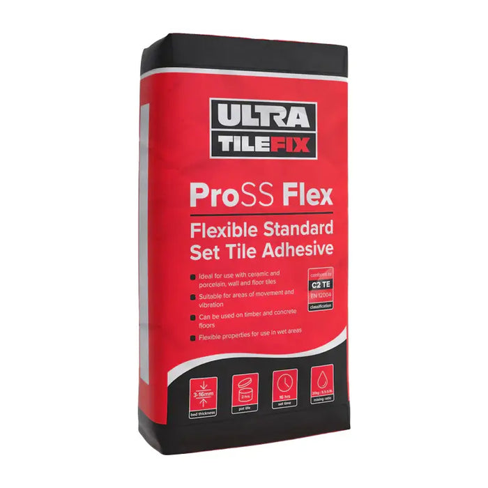 Slow set felx C2TE 20kg Grey Adhesive TILEJOB