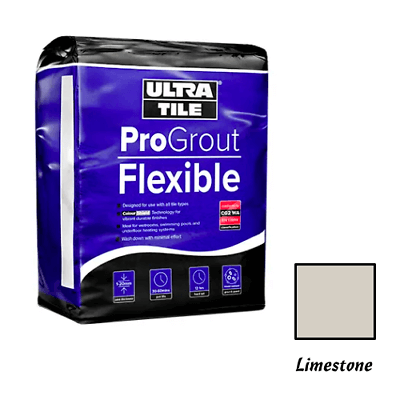 Grout Limestone Ultratilefix Progrout Flexible - 10kg Adhesive TILEJOB