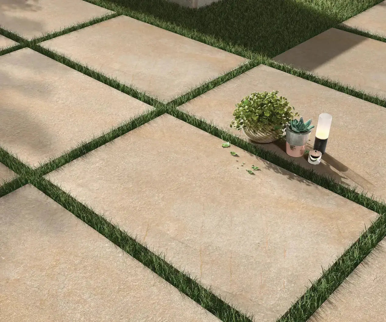 Outside porcelain tiles summer 2025
