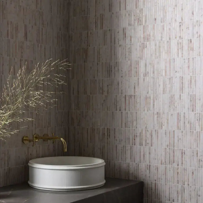 Fluted wall tiles