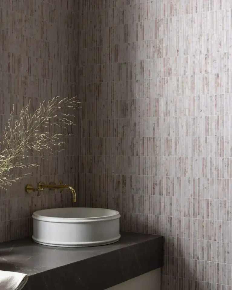 Fluted wall tiles