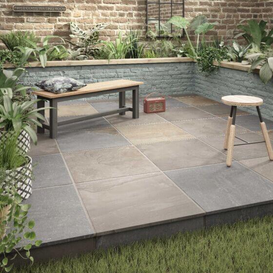 Rustic outdoor floor tiles