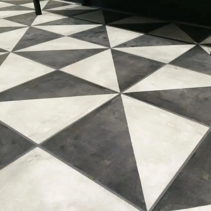 Victorian style tiles in modern times