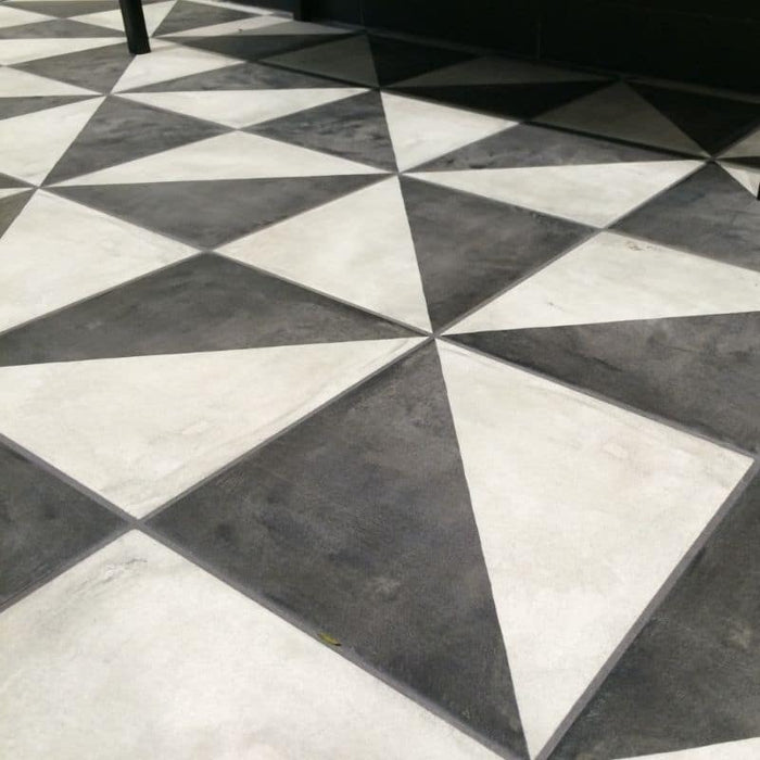 Victorian style tiles in modern times