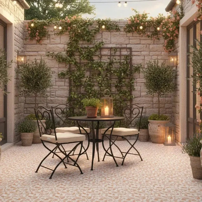 Outdoor patterned tiles- summer 2026