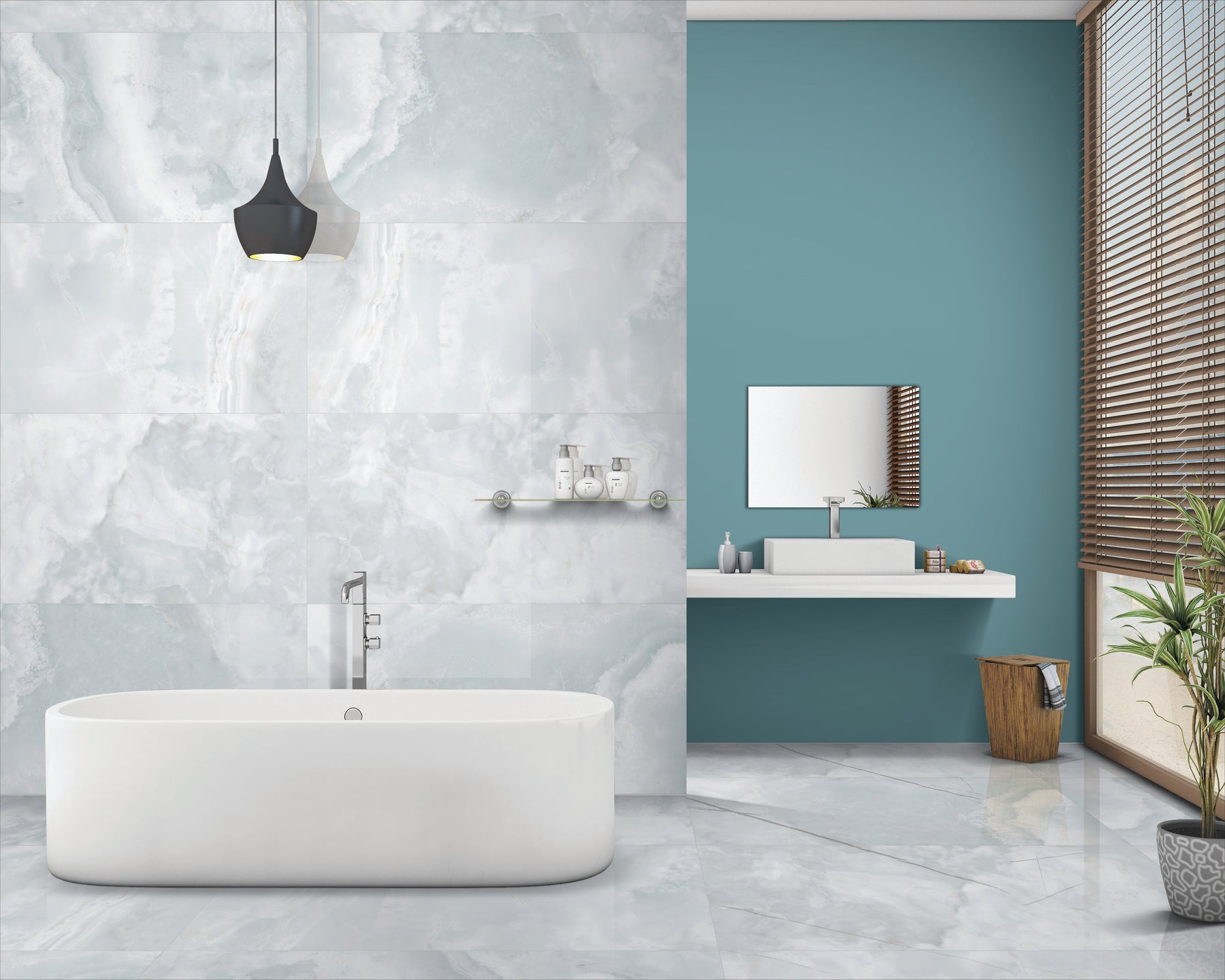 Blue Onyx Tiles 