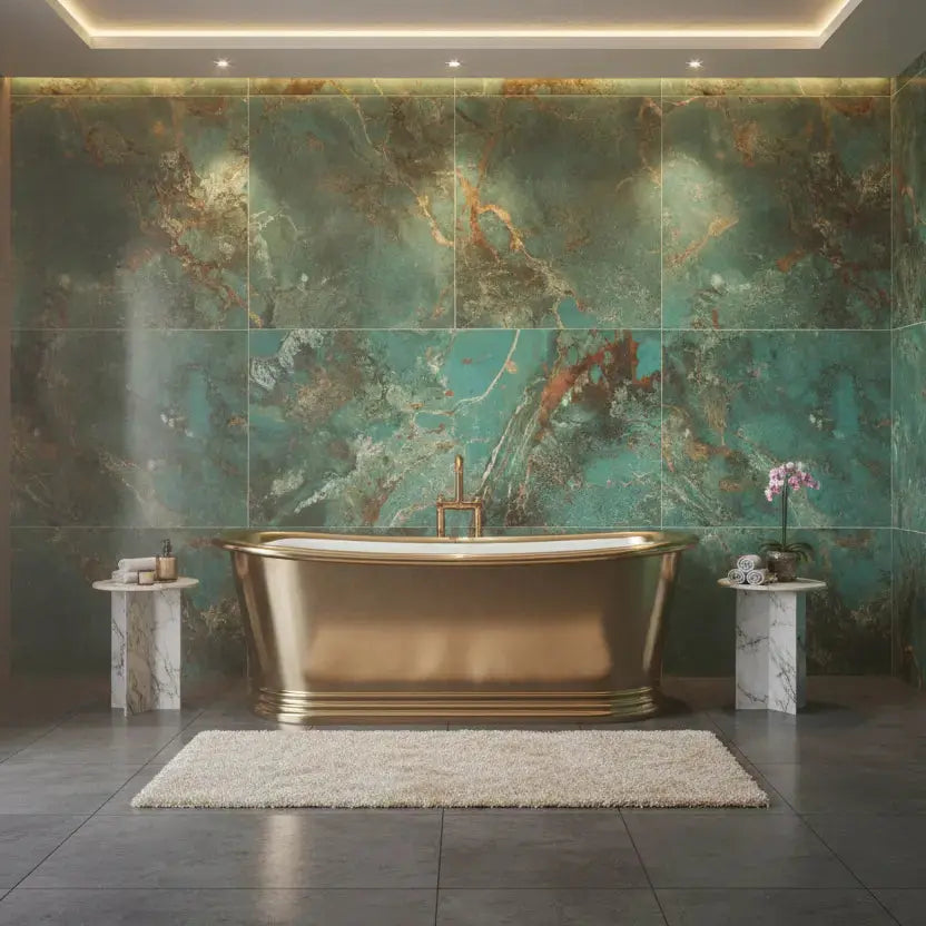 Copper tiles