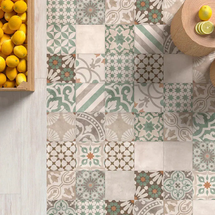 Patterned Floor Tiles