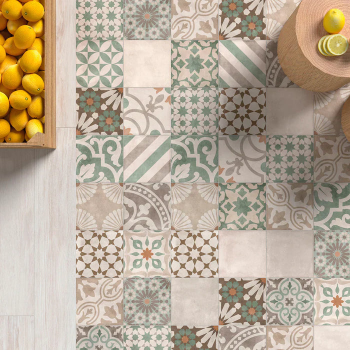 Patterned Floor Tiles