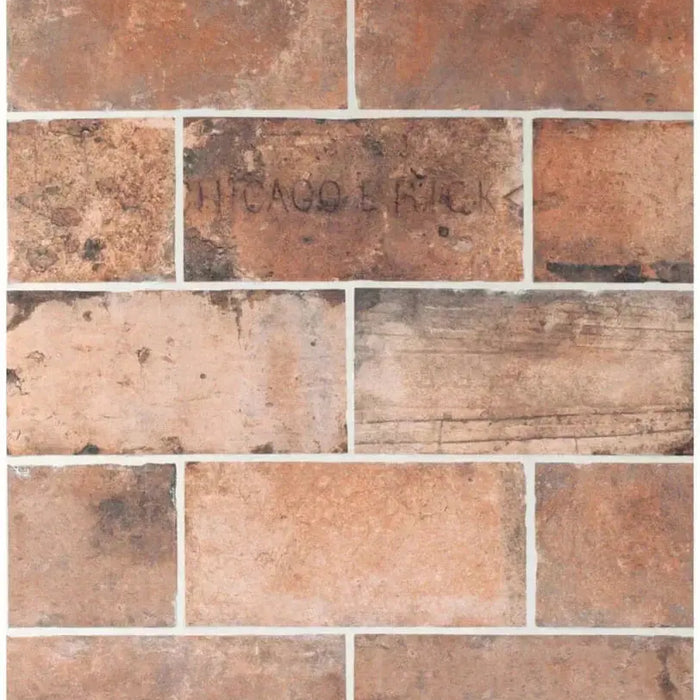 Terracotta brick floor tiles