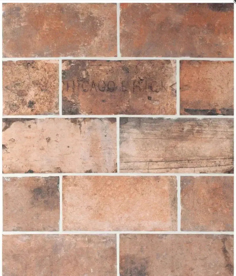 Terracotta brick floor tiles