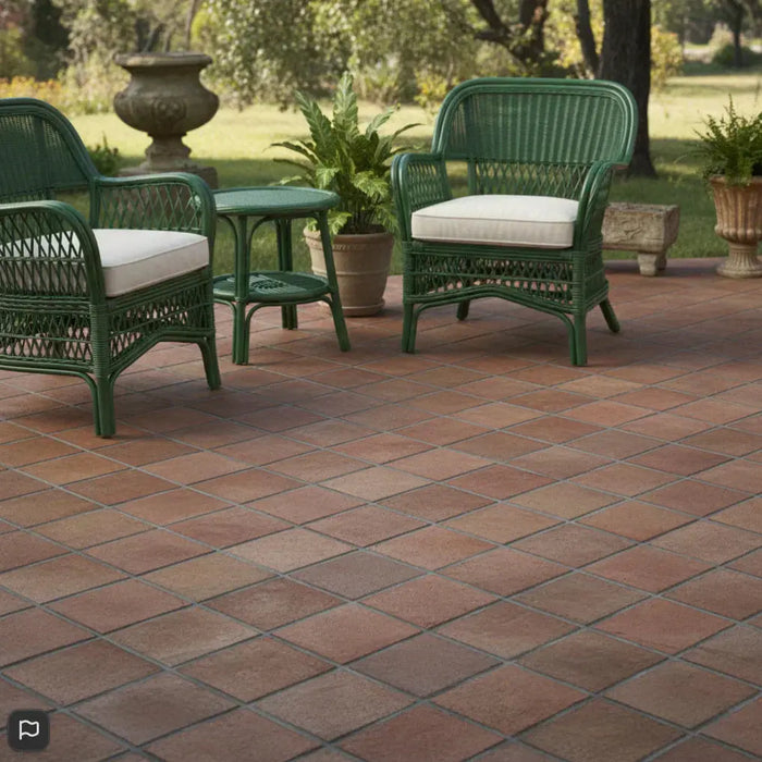 Quarry floor tiles