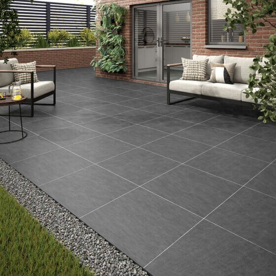 Porcelain outdoor tiles 600x600mm