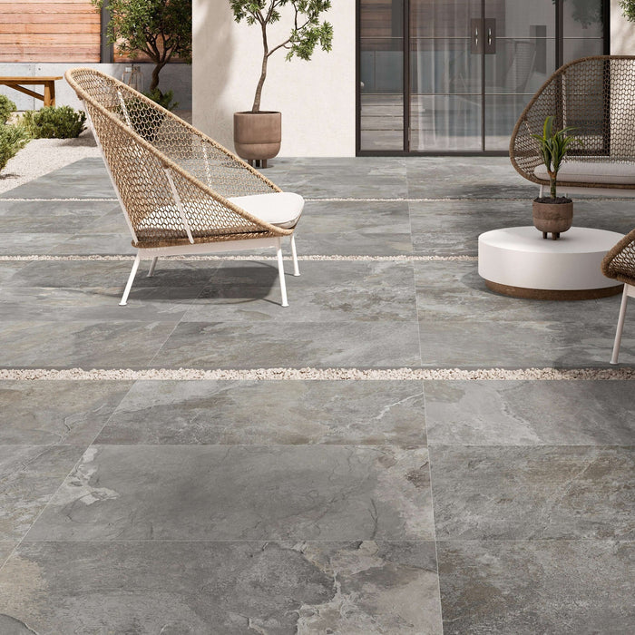 Grey tiles for outdoor areas