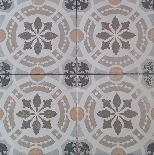 Verona Taupe Pattern matt porcelain 200x200x10mm TILEJOB