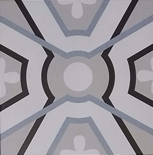 Geometry grey matt porcelain 200x200mmx9mm TILEJOB