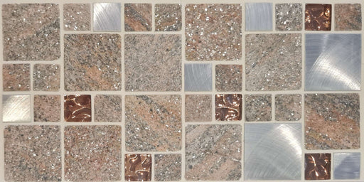 Meteor Rose Mosaic Wall 300x300x8mm TILEJOB
