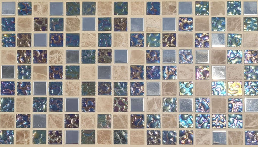 Lustre Brown Mosaic Wall 300x300x8m TILEJOB