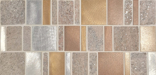 Meteor Bronze Multi Mosaic Wall 300x300x8mm TILEJOB