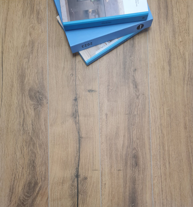 Manor Oak Wood effect porcelain tiles cut sample