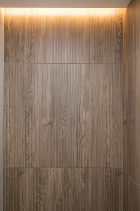 Drewno Brown Ceramic Tiles Lines and Chevron 59.8x29.8cm