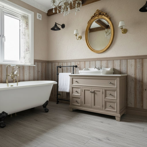 Soft Aged Oak Elite Engineered Wood Flooring HDF Long Length 20X185cm