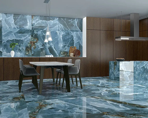 Iceland Onyx Marble Navy Blue 60x120cm All tiles TILEJOB