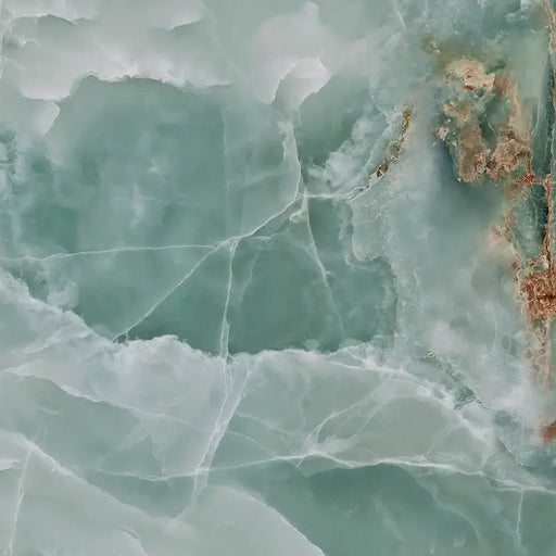 Iceland Onyx Marble Mint Green cut samples TILEJOB