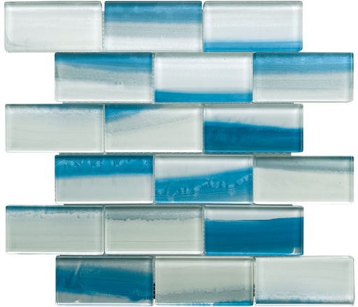 Agate Glass Blue Mosaic 300x300x8mm