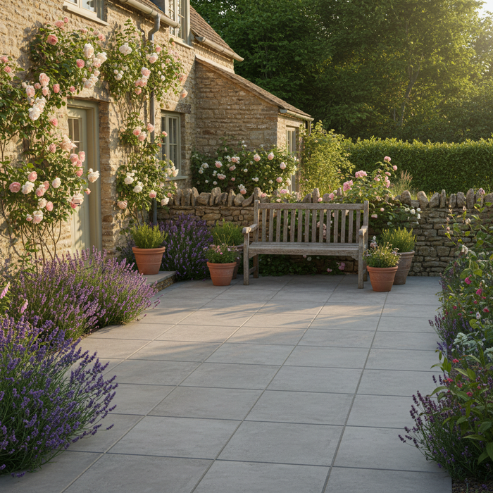 Amalfi Grey Outdoor terracotta tiles R11