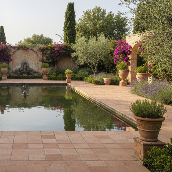 Amalfi Rosso Outdoor terracotta tiles R11