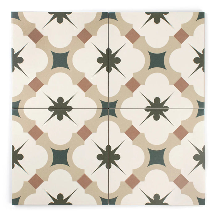 Grace Beige Taco Matt Tile 165x165mm