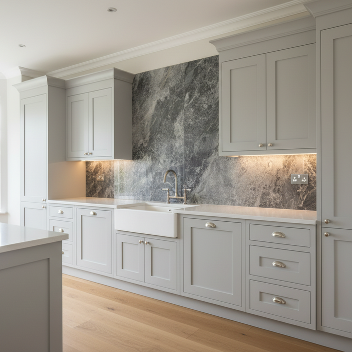 Aqua SPC Blue Moon Wall Panel Gloss 2400x950x6mm