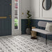 Blanconero Georgian Geometric Grigio 200x200x8.5mm TILEJOB