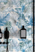 Botanical Forest Blue ceramic tiles 25x75cm All tiles TILEJOB.CO.UK