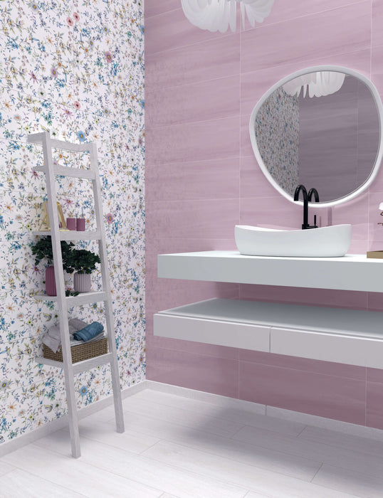 Botanical Romantic ceramic tiles 25x75cm All tiles TILEJOB.CO.UK