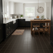 Cathedral Classic Victorian Black quarry tiles 15x15cm