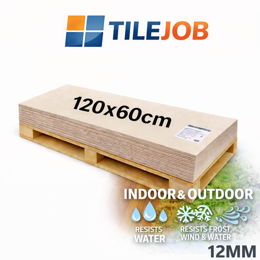 Tile Cement Backer Boards Tilejob 12mm, 60x120cm
