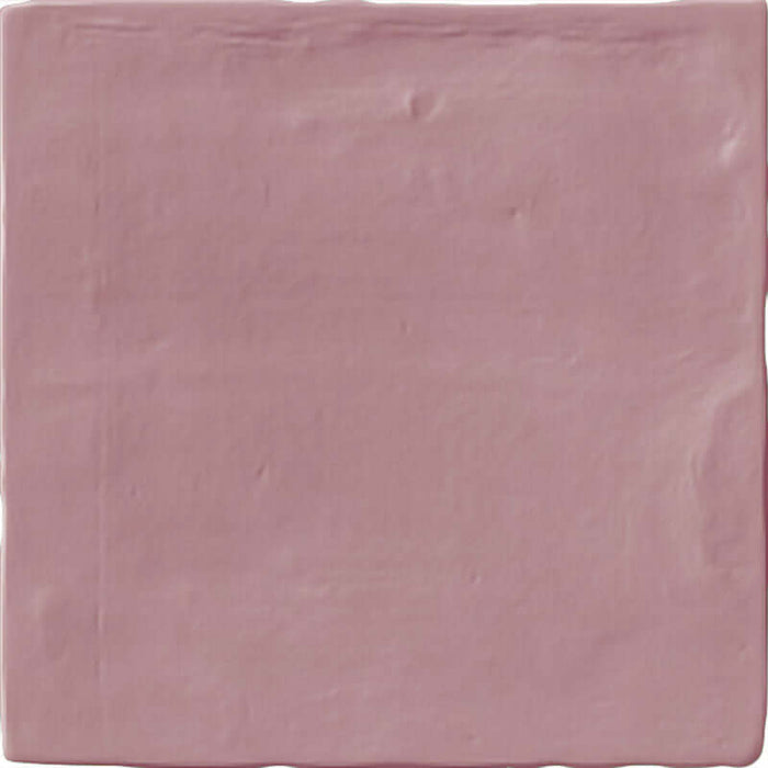Zellige Pink Wall tiles cut sample TILEJOB.CO.UK